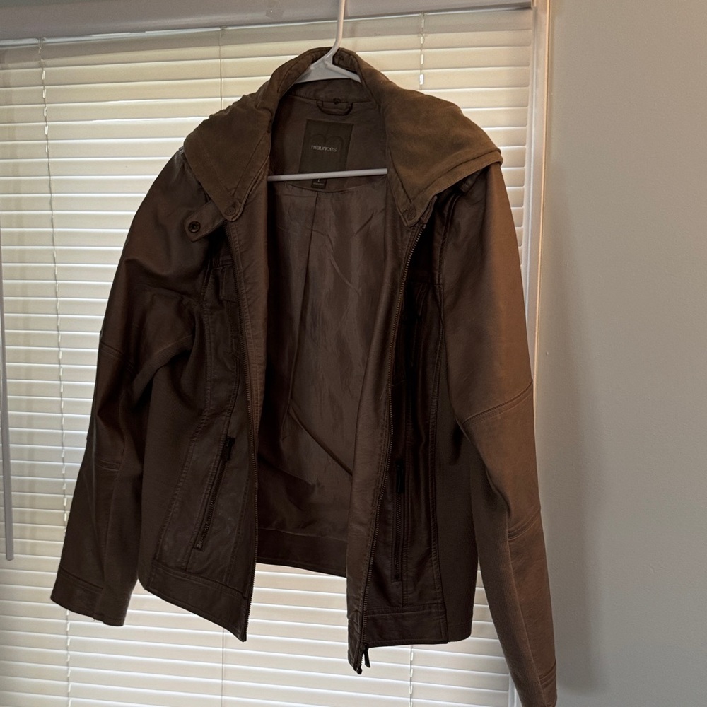 Maurices Brown Men's Bomber-Style Jacket
